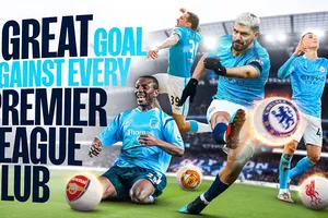 Nhìn 19 bàn thắng của các huyền thoại Man City như Sergio Aguero, Kevin De Bruyne, Phil Foden, Bernardo Silva,... phá lưới Arsenal, Liverpool, Manchester United, Chelsea, Newcastle,...