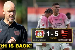 U20 Flamengo vs Bayer Leverkusen 5-1: Lorran sớm mở bàn, Arthur phản lưới nhà, Matheus Goncalves, Pedro Leao, Gusttavo gieo ác mộng ngày ra mắt tâm HLV Erik Ten Hag 