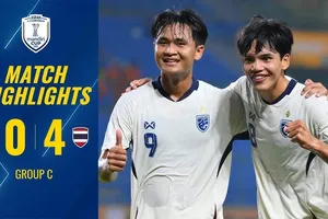 U23 Timor Leste vs U23 Thái Lan 0-4: Lần lượt Yotsakorn Burapha, Thanawut Phochai, Seksan Ratree, Chawanwit Sealao khoe tài ghi bàn, thắng tưng bừng ngày xuất quân