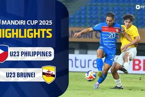U23 Philippines vs U23 Brunei 2-0: Mariona mở bàn trên chấm penalty, Mariona dọn cỗ, James Nunez đệm bóng chốt hạ chiến thắng quý giá