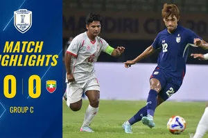 U23 Thái Lan vs U23 Myanmar 0-0: Seksan Ratree sút căng, xà ngang cứu thua, U23 Myanmar bị loại, U23 Thái Lan gặp U23 Indonesia ở bán kết ASEAN U23 Championship