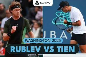 Andrey Rublev vs Learner Tien 7-5, 6-2: Thắng Rublev dễ dàng, Tien giành vé vòng 3 Washington Open 2025 gặp Munar hoặc Fokina
