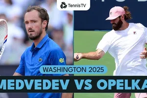 Daniil Medvedev vs Reilly Opelka 3-6, 7-5, 6-1: Medvedev vất vả hạ Opelka sau 2 giờ, Medvedev gặp Wu Yibing ở vòng 3 Washington Open 2025 