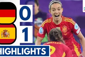 Đức vs Tây Ban Nha 0-1: Del Castillo kiến tạo, Aitana Bonmati tỏa sáng ghi bàn duy nhất, thầy trò HLV Montse Tome chung kết EURO đầu tiên trong lịch sử 