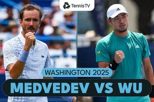 Daniil Medvedev vs Wu Yibing 6-3, 6-2: Thắng dễ Yibing, Medvedev bước tiếp vào tứ kết Washington Open 2025 gặp tay vợt người Pháp Corentin Moutet