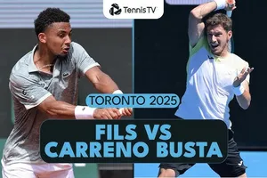 Arthur Fils vs Pablo Carreno 6-3, 6-4: Dễ dàng hạ Carreno, Fils bước tiếp vòng 32 gặp Jiri Lehecka người CH Czech ở Toronto 2025