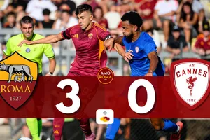 Giao hữu, AS Roma vs Cannes 3-0: Stephan El Shaarawy khai bàn ngay phút thứ 3, Artem Dovbyk, Evan Ferguson chốt hạ chiến thắng gọn gàng