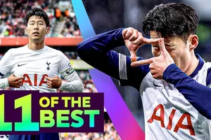 11 khoảnh khắc đẹp nhất của Son Heung-min tại đấu trường Premier League, thi đấu 333 trận, ghi 127 bàn trong suốt 10 năm cùng Tottenham Hotspur