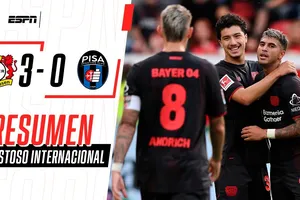 Giao hữu, Leverkusen vs AC Pisa 3-0: Robert Andrich sớm volley khai bàn, Christian Kofane nhân đôi tỷ số, Exequiel Palacios chốt hạ chiến thắng thứ 3 cho HLV Erik ten Hag