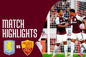 Giao hữu, Aston Villa vs AS Roma 4-0: Lần lượt Emiliano Buendia, Jacob Ramsey, Ollie Watkins, Donyell Malen khoe tài ghi bàn, đại diện Anh thắng thuyết phục