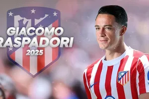Giacomo Raspadori là tân binh thứ 10 của Atletico Madrid đến từ Napoli với giá 22 triệu euro, kèm theo 4 triệu euro phụ phí tùy theo thành tích