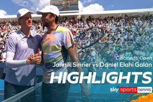 Jannik Sinner vs Daniel Elahi Galan 6-1, 6-1: Dễ dàng hạ Elahi Galan sau 1 giờ 01 phút, hạt giống số 1 Sinner gặp hạt giống số 30 Gabriel Diallo ở vòng 3 Cincinnati Open 