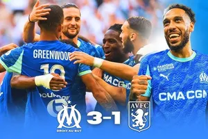 Giao hữu, Marseille vs Aston Villa 3-1: Tâm điểm Mason Greenwood khai bàn, John McGinn lập tức gỡ hòa, Aubameyang khẳng định đẳng cấp bằng cú đúp