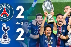PSG vs Tottenham 2-2 (pen 4-3): Van De Ven, Romero sớm dệt mộng nhưng Lee Kang In, Ramos xuất thần gỡ hòa, Van De Ven, Mathys Tel hỏng penalty, PSG đăng quang UEFA Super Cup 2025