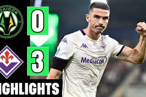Polyssia vs Fiorentina 0-3: Oleh Kudryk sớm bất ngờ phản lưới nhà, Robin Gosens, Albert Gudmundsson chốt hạ chiến thắng, Moise Kean nhận thẻ đỏ