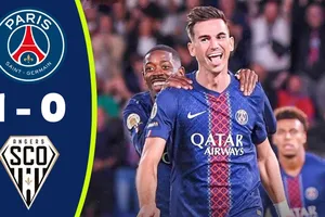 PSG vs Angers 1-0: Angers phòng ngự chặt chẽ, Ruiz ghi bàn duy nhất sắm vai người hùng giành gọn 3 điểm cho HLV Enrique 
