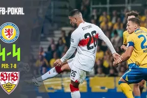 Braunschweig vs Stuttgart 4-4 (pen 7-8): Sven Kohler, Michele Sanchez, Christian Conteh lập công, Ermedin Demirovic ghi cú đúp, Nick Woltemade tỏa sáng Sanoussy Ba phản lưới nhà, loạt penalty nghẹt thở