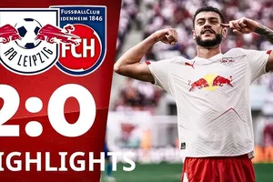 RB Leipzig vs Heidenheim 2-0: Tâm điểm hiệp 2, Christoph Baumgartner mở bàn, Romulo Cardoso chốt hạ chiến thắng như ý