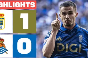 Real Oviedo vs Sociedad 1-0: Haissem Hassan chuyền ngang, Leander Dendoncker đệm bóng cận thành, tân binh Oviedo có chiến thắng lịch sử tại La Liga