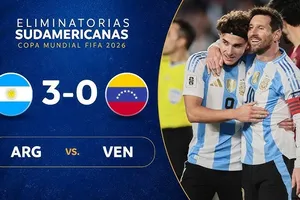 Argentina vs Venezuela 3-0: Ngôi sao Messi lấp lánh cú đúp, Lautaro Martinez góp công chiến thắng tưng bừng, Argentina dẫn đầu khu vực Nam Mỹ vòng loại World Cup 2026 