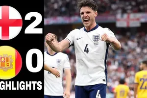 Anh vs Andorra 2-0: Garcia bất ngờ phản lưới nhà, Declan Rice đánh đầu hiểm ấn định chiến thắng cho HLV Tuchel 