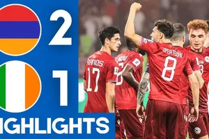 Armenia vs CH Ireland 2-1: Eduard Spertsyan mở bàn trên chấm penalty, Grant-Leon Ranos nhân đôi tỷ số, Evan Ferguson ghi bàn danh dự