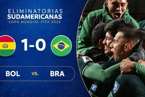 Bolivia vs Brazil 1-0: Vỡ òa chiến thắng, Bolivia thắng Brazil nhờ công Miguelito ghi bàn trên chấm penalty 