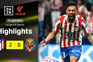 Atletico Madrid vs Villarreal 2-0: Julian Alvarez dọn cỗ, Barrios mở tỷ số, Llorente đột phá kiến tạo, Nico Gonzalez giúp HLV Simeone cóchiến thắng đầu tay