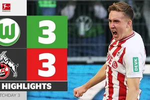 Wolfsburg vs Cologne 3-3: Hấp dẫn 6 bàn bất phân thắng bại, Mohamed Amoura, Lovro Majer, Maximilian Arnold lập công, Luca Waldschmidt, Johannesson, Jakub Kaminski chia điểm