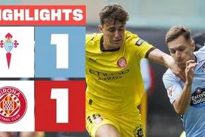 Celta Vigo vs Girona 1-1: Bất phân thắng bại, Vladyslav Vanat đột phá, sút chéo góc đẹp mắt, Borja Iglesias kịp cứu thua nhờ chấm penalty phút bù giờ
