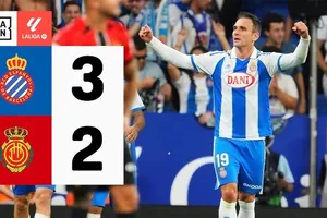 Espanyol vs Mallorca 3-2: Milla, Fernandez sớm tỏa sáng giành lợi thế, Milla nhạn thẻ đỏ, Muriqi xuất thần ghi cú đúp gỡ hòa, Garcia chốt hạ 3 điểm trên chấm penalty
