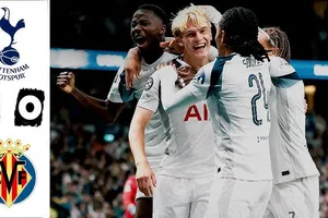 Tottenham vs Villarreal 1-0: Bergvall tạt bóng kiến tạo cho Richarlison nhưng thủ thành Junior bất ngờ sớm phản lưới nhà ngay phút thứ 4 