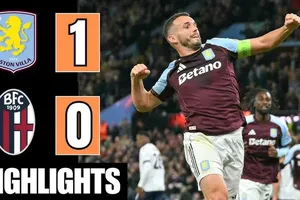 Aston Villa vs Bologna 1-0: McGinn tung cú sút như trái phá từ ngoài vòng cấm, Aston Villa giành gọn chiến thắng