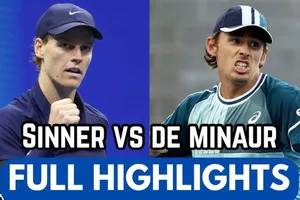 Jannik Sinner vs Alex De Minaur 6-3, 4-6, 6-2: Thắng De Minaur, Sinner thẳng tiến vào chung kết China Open 2025 gặp Learner Tien hoặc Daniil Medvedev