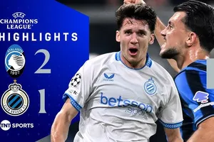 Atalanta vs Club Brugge 2-1: Christos Tzolis khơi mào hy vọng nhưng Lazar Samardzic gỡ hòa trên chấm penalty, Mario Pasalic ngược dòng chiến thắng