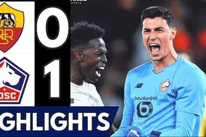 AS Roma vs LOSC 0-1: Arnar Haraldsson mở bàn, thủ môn Berke Ozer cản phá 3 lần liên tiếp penalty của Artem Dovbyk, Matias Soule, Lille hạ Roma