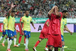 Giao hữu, Hàn Quốc vs Brazil 0-5: Son Heung Min tịt ngòi, vũ công samba Estevao, Rodrygo đua tài cú đúp, Vinicius chốt hạ chiến thắng
