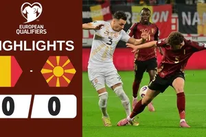 Bỉ vs Bắc Macedonia 0-0: Dàn sao Vanaken, Raskin, De Bruyne, Saelemaekers, Trossard, Doku bất lực, chia điểm nghẹn ngào, Bắc Macedonia nhất bảng J