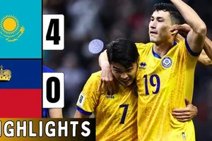 Kazakhstan vs Liechtenstein 4-0: Galymzhan Kenzhebek xuất thần cú đúp, Bakhtiyar Zaynutdinov, Alibek Kasym lần lượt tỏa sáng giành 3 điểm quý giá