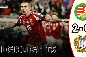 Hungary vs Armenia 2-0: Hiệp 2 bùng nổ, Daniel Lukacs lập công, Zsombor Gruber kịp tỏa sáng phút 90