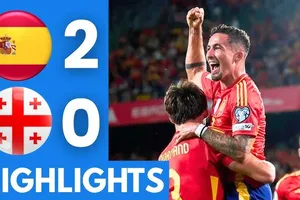 Tây Ban Nha vs Georgia 2-0: Không Lamine Yamal, Yeremy Pino tỏa sáng, Oyarzabal sút căng hạ thủ thành Mamardashvili, "Bò tót" 3 trận tòan thắng