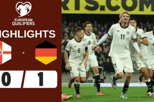 Bắc Ireland vs Đức 0-1: Woltemade dứt điểm bằng vai ghi bàn duy nhất, chủ nhà thua tiếc nuối, Đức tạm dẫn đầu bảng dù bằng điểm Slovakia