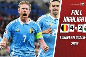Xứ Wales vs Bỉ 2-4: Rodon, Broadhead lập công nhưng De Bruyne tỏa sáng nhờ cú đúp penalty, Meunier, Trossard góp công, Bỉ tiến gần vé dự VCK World Cup 2026