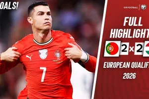 Bồ Đào Nha vs Hungary 2-2: Szalai sớm khai bàn, ngôi sao Ronaldo tỏa sáng cú đúp ngược dòng nhưng Szoboszlai kịp cứu thua, CR7 chia điểm tiếc nuối