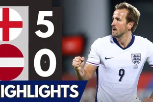 Latvia vs Anh 0-5: Gordon mở bàn, sao Harry Kane lấp lánh cú đúp nhờ penalty, Tonisevs bất ngờ phản lưới nhà, Eze góp công chiến thắng 5 sao