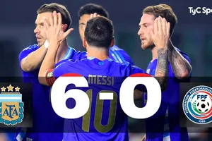 Giao hữu, Puerto Rico vs Argentina 0-6: Ngôi sao Messi dấu ấn kiến tạo, Mac Allister, Lautaro Martinez đua tài ghi cú đúp, Montiel lập công, Echevarria phản lưới nhà 