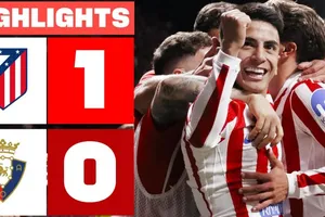 Atletico Madrid vs Osasuna 1-0: Giovanni Simeone ghi bàn ở Serie A, Giuliano Simeone kiến tạo giúp Almada tỏa sáng, HLV Diego Simeone hãnh diện