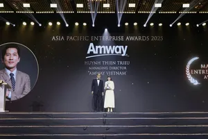 Tổng Giám đốc Amway Việt Nam nhận giải thưởng Doanh nhân Xuất sắc châu Á 2025