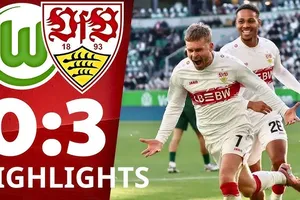 Wolfsburg vs Stuttgart 0-3: Lần lượt Tiago Tomas, Maximilian Mittelstadt, Angelo Stiller thị uy sức mạnh, Stuttgart vào tốp 3 Bundesliga
