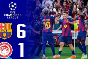 Barcelona vs Olympiakos 6-1: Fermin ghi cú hattrick, Yamal góp công trên chấm penalty, Rashford tỏa sáng cú đúp, El Kaabi lập công, Barca thắng dễ